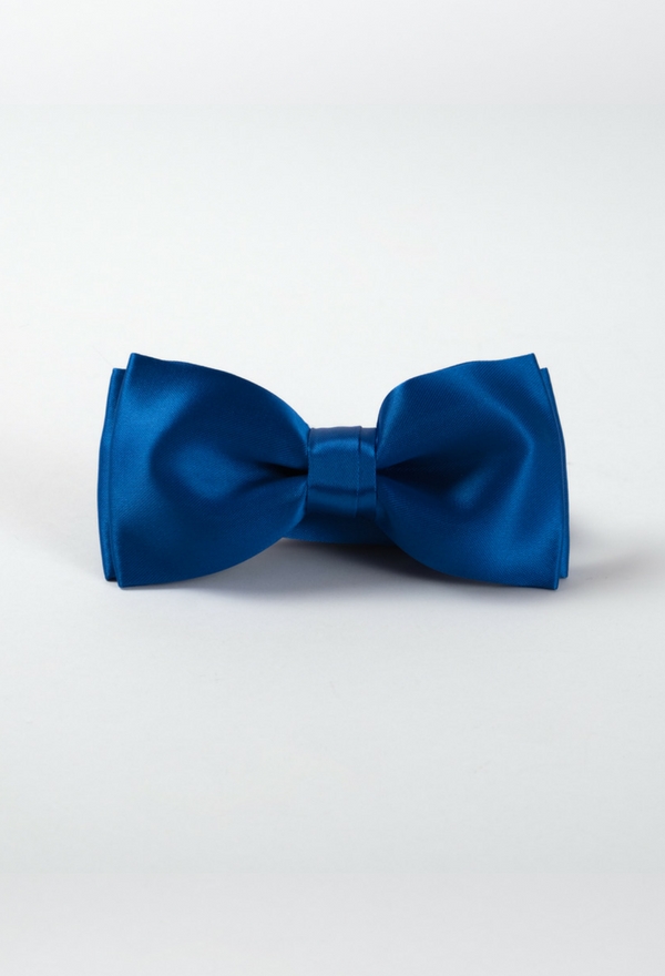 Royal blue bow tie